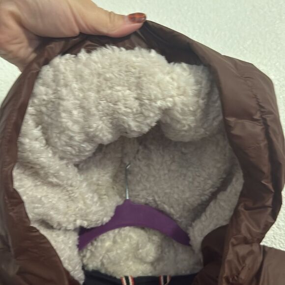 NWT-HUNTER- admiral coffee puffer jacket- coffee/ brown color-Women's size Small - Picture 6 of 16